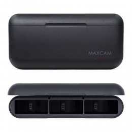 MAXCAM Power Triple Battery Charger for GoPro Hero 9 Black